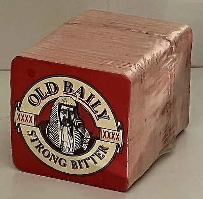 £4.99 • Buy Mansfield Brewery Old Baily Strong Bitter Beer Mats Coasters X 100 - New Sealed