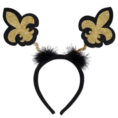 Mardi Gras New Orleans Saints Boy Scout Jester Head Bopper Costume Xmas Gift New • $9.98