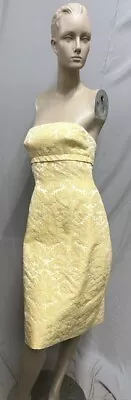 #24-026 1950's -1960's Ivory Brocade Cocktail Dress (Mad Men Look) • $75