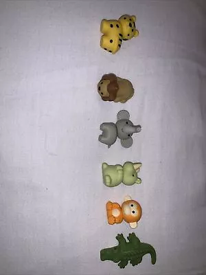 £7 • Buy Set Of Six Iwako Wild Animal Erasers - BNIP