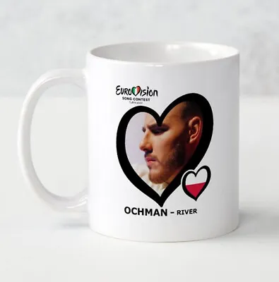 £3.99 • Buy Eurovision 2022 Poland Ochman River Mug Eurovision Party (Factory Second)