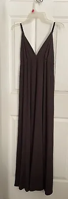 Vintage Victoria’s Secret Long Brown Dress Cotton Maxi Dress SZ S • $8