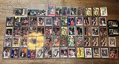 Large Michael Jordan Basketball Baseball  Card Collection 66 Cards • $22.50