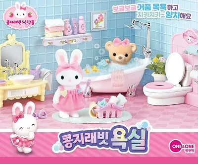 KongjiCute Kongji Rabbit Bathroom Doll Play Made In Korea • $96