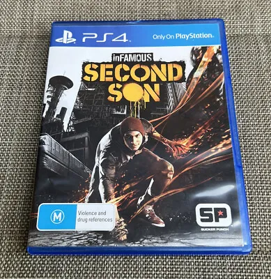 Sony Playstation 4 Infamous Second Son Ps4 Game!! Ec!! • $9.99