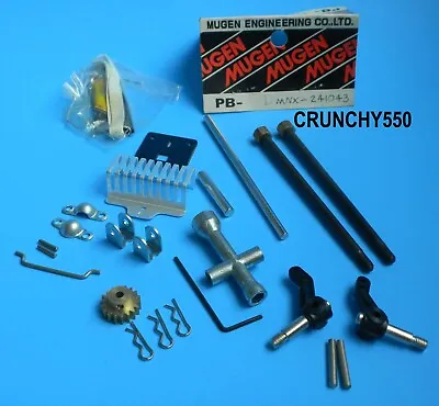 Vintage Mugen Manx 1/10 Buggy Refresh Kit Front Spindles Rear Axles Pinion RC • $19.95