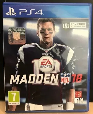 Madden NFL 18 PS4 Game • £1.99