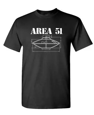 Area 51 UFO - Unisex Cotton T-Shirt Tee Shirt • $12.99
