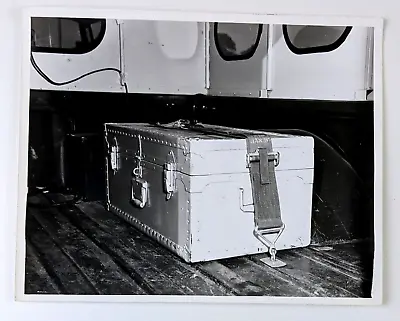Metal Footlocker In Van Truck Bed Vintage Art Photo Storage Locker 8 X 10 BW • $12.50