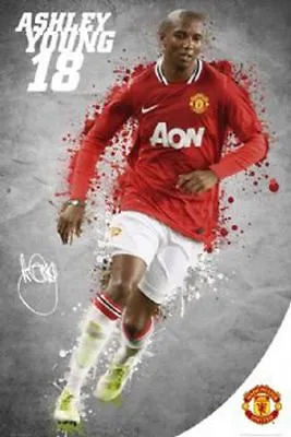 SOCCER POSTER Ashley Young 18 Manchester United • $9.68
