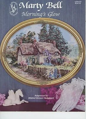 Marty Bell Morning's Glow Pegasus Hedgepath Counted Cross Stitch Pattern • $6.29