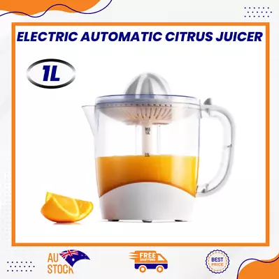 1l Electric Automatic Citrus Juicer Fruit Press Orange Juice Lemonade Au New • $18.55