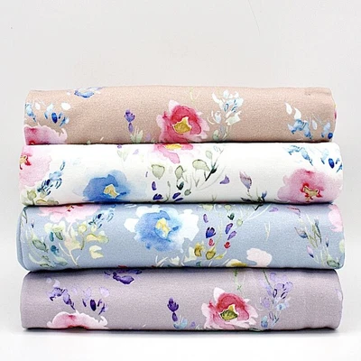 Digital Cotton Jersey - Printed Design Stretch Fabric • £8.49