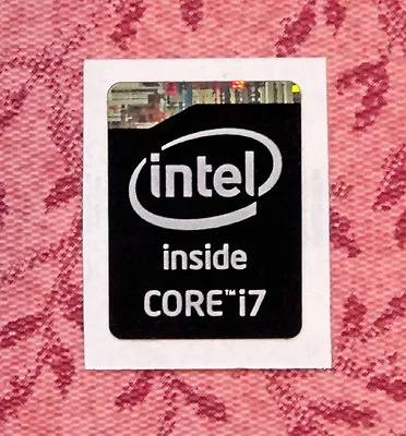 Intel Core I7 Inside Black Sticker 15.5 X 21mm Haswell Extreme Badge  • $1.39