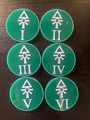 £9.50 • Buy 40k Eldar, Aeldari,  Ulthwé , Alaitoc, Saim Hann Craftworlds Objective Markers