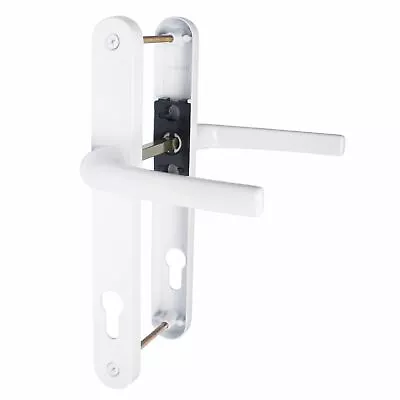 UPVC Door Handle White Avocet Pioneer Plus Sprung Pair Lever 92mm 215mm Fixings • £10.77