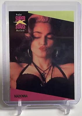 Madonna 1991 Pro Set Super Stars Music Trading Card #65 W/Top Loader 🔥 • $1.95