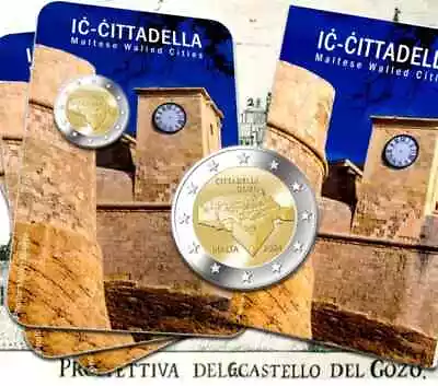 Presale Malta 2024 Walled City Cittadella Gozo 2 Euro Bu Coincard • $39.99