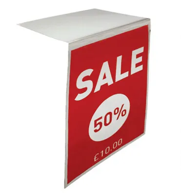 5 X A4 Portrait Pallet Warehouse Aisle Sign Offer Card Holder / Display - PVC • £9.50