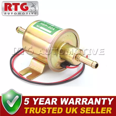 12v Electric Universal Petrol Diesel Fuel Pump Facet Cylinder Style Tractor Boat • £12.39