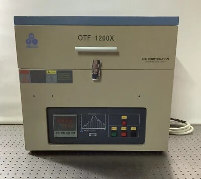 $2100 • Buy MTI Corporation OTF-1200X Quartz Tube Furnace Vacuum 220v