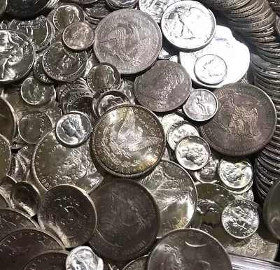 ✯ 1 Oz UNCIRCULATED 90% Silver US Coins Bullion Pre-1964✯ Estate UNC BU Lot Bar✯ • $48.20