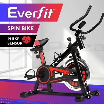 Everfit Spin Bike Exercise Bike Flywheel Fitness Home Workout Gym • $179.95