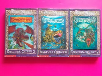 DELTORA QUEST 3 - BOOK #1 #3 & #4 By EMILY RODDA - 3D COVERS **FREE POSTAGE • $22.49