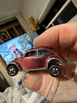 Vintage Hot Wheels 1967 Redline Custom Volkswagen Diecast Model Car • $50