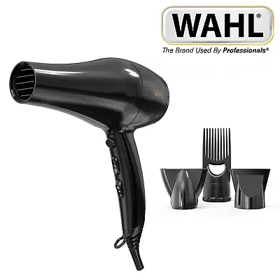 Wahl PowerPik 3000 Hair Dryer 1800W 3 Heat 2 Speed Settings With Cool Shot ZY137 • £27.99