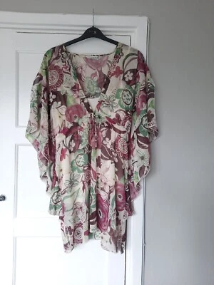 £0.99 • Buy M & S Kaftan Blouse Size 20