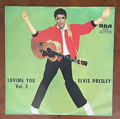 ELVIS PRESLEY - LOVING YOU VOL. 2 Australia New Zealand EP 7'' 45rpm (20129) • $25