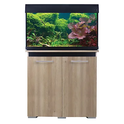 Aquarium Fish Tank & Cabinet LED Lighting Aqua One AquaVogue 80cm 135L 3 Colours • £499.99