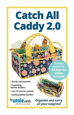 ByAnnie Catch All Caddy 2.0 Pattern To Make Your Own Handy Crafting Caddy • £11.25