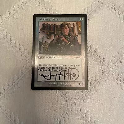 MTG Mother Of Runes FOIL Urza’s Legacy EX SIGNED • $200