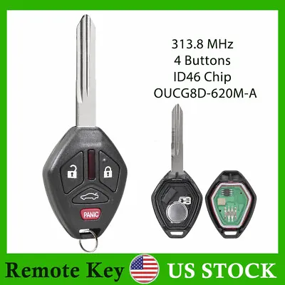 For 2006 2007 Mitsubishi Eclipse Key Fob Keyless Entry Car Remote OUCG8D-620M-A • $17.89