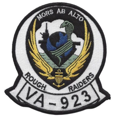 $28.99 • Buy 4.5  Navy Va-923 Attack Squadron Rough Raiders Embroidered Patch