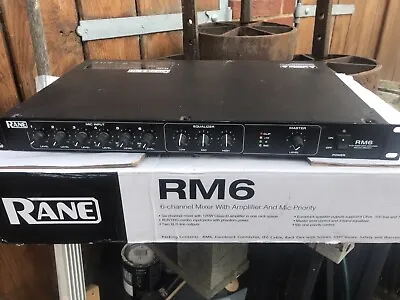 Rane MX6 Mixer 6ch Rack Mixer • £175