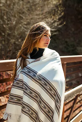 Meditation Shawl/Blanket Wool Shawl/Wrap/Scarf/Stole. Unisex. Ethically Sourced • $39.99