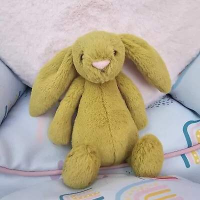 Jellycat Small Bashful Green Zingy Bunny New Without Tags • £14.99