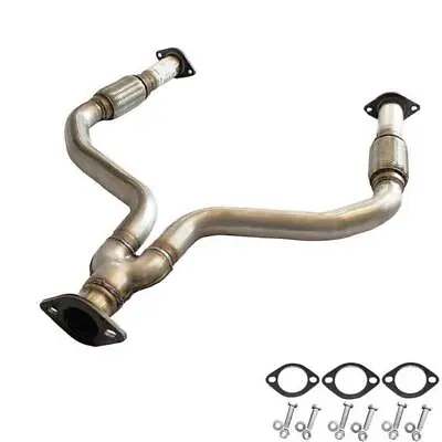 Stainless Steel Y-Pipe With Bolts Fits: 2004-2006 G35X Sedan 2003-2005 FX35 FX45 • $129.74