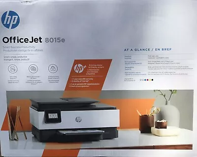 HP OfficeJet 8015e All-in-One Printer W/ Bonus 3 Months Instant Ink Through HP+ • $104