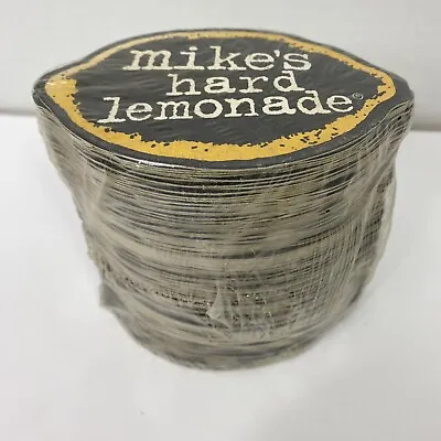 New 126 Count Of Mike's Hard Lemonade Bar Barware Coasters 5” X 3.25” Lemon Beer • $19.99