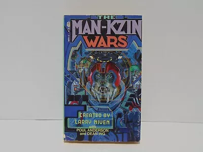 The Man-kzin Wars By Larry Niven Poul Anderson Dean Ing (1988 MM PB) 1st Print • $6.05