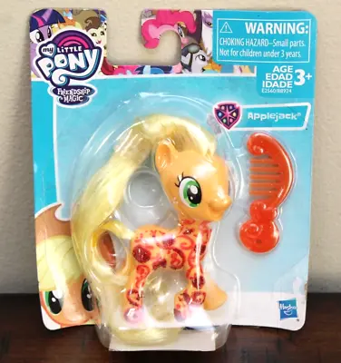 NEW My Little Pony APPLEJACK Friendship Is Magic 3  Glitter Comb Cake Topper • $7.95