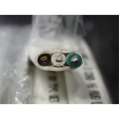 Vertex 16/3 AWG Marine Boat Cable Wire Tinned Copper Flat Triplex White Stranded • $5.99