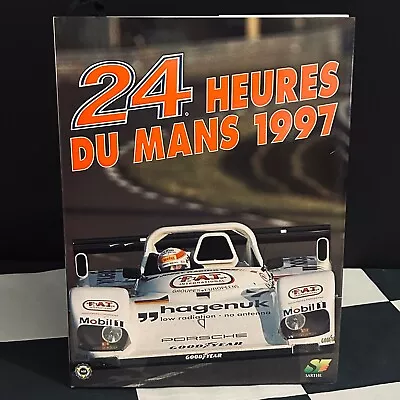 1997 LE MANS 24 HOURS OFFICIAL YEARBOOK ANNUAL FRENCH TWR WSC95 McLAREN F1 GTR • £45