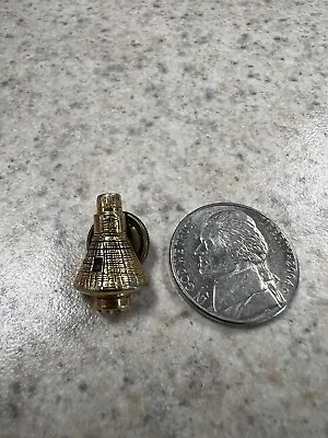 RARE Mercury Space Re-Entry Capsule Screwback Lapel Pin (Used) • $24.99