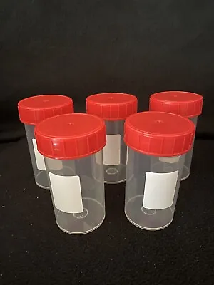 10 X 180ml Universal Urine Sample Bottles Pots Containers Cups NHS Spice Jars • £9.75
