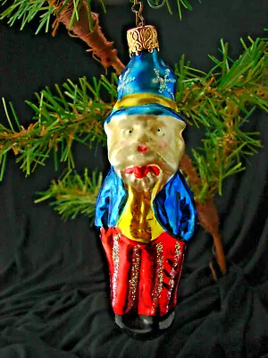 Vintage Inge Glas Ornament ❤️ UNCLE SAM W.Germany 5.2  Great Detail & Painting • $10.87